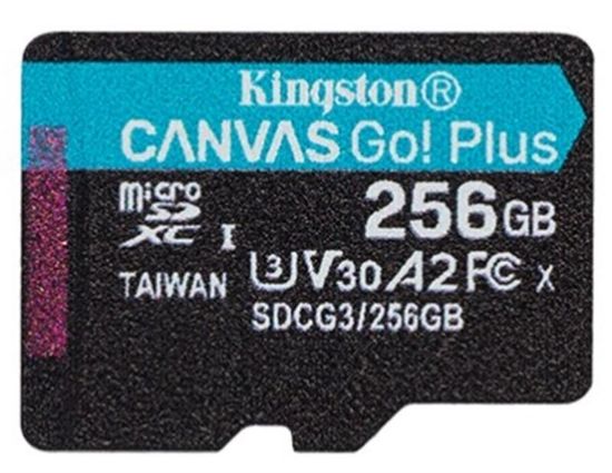  Зображення Карта пам'яті Kingston microSD  256GB C10 UHS-I U3 A2 R170/W90MB/s 